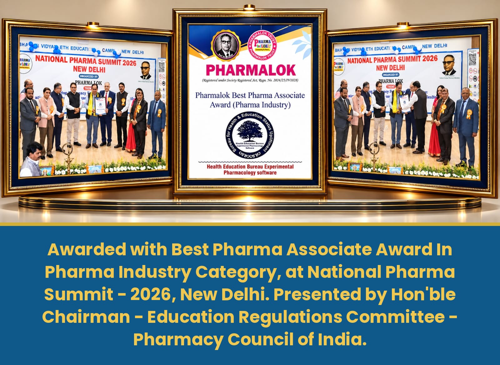 Pharmalok Best Pharma Associate Award - National Pharma Summit 2026